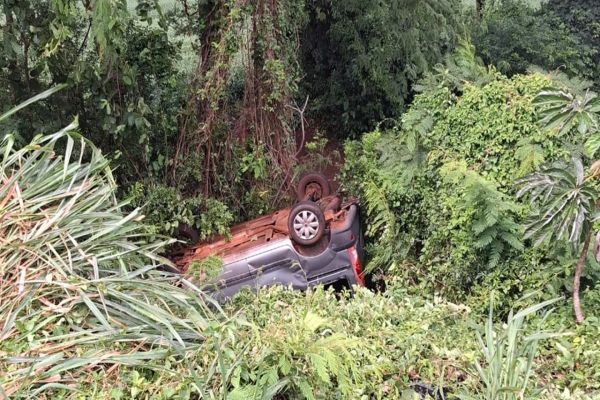 Capotamento é registrado na PRC-467 em Marechal Cândido Rondon