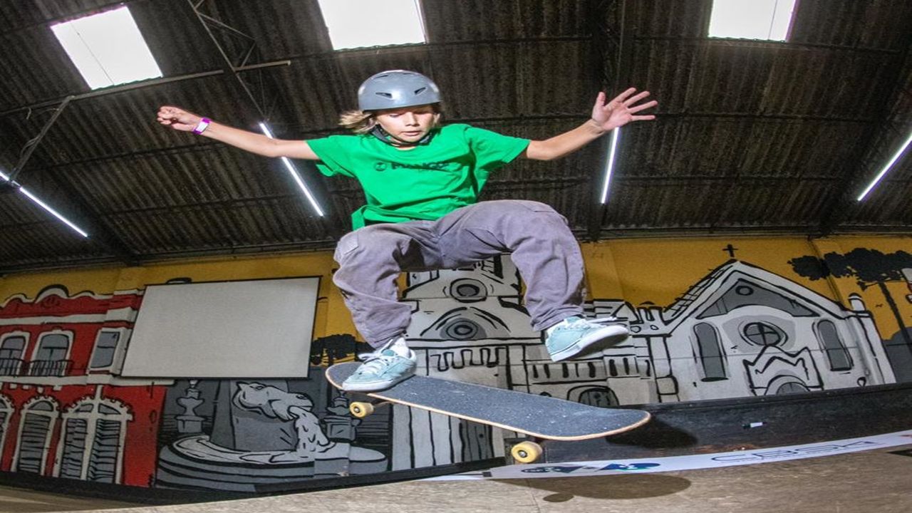 Skatista de Corbélia, de apenas 10 anos, garante vaga na semifinal do Campeonato Brasileiro Sub-16