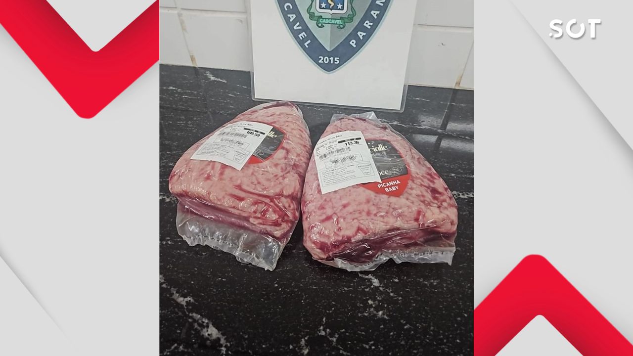Homem é detido por suspeita de furto de picanha em mercado de Cascavel