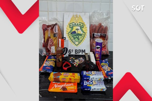 Mochila pesada demais: Homem é preso por furto de eletrônicos, carnes e doces no Bairro Morumbi