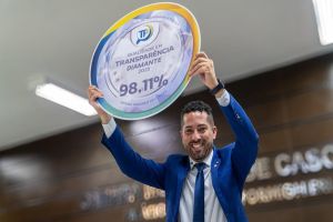 Imagem referente a notícia: Câmara de Cascavel alcança Selo Diamante de Transparência e registra maior devolução de recursos da história