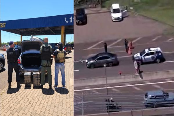 Ação integrada com o BPMOA apreende 60 quilos de maconha e detém casal em Cascavel