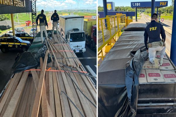 PRF apreende mais de 850 mil maços de cigarros contrabandeados em rodovias do Paraná