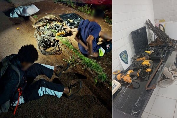 Dois homens são detidos suspeitos de furto em metalúrgica às margens da BR-467, em Cascavel
