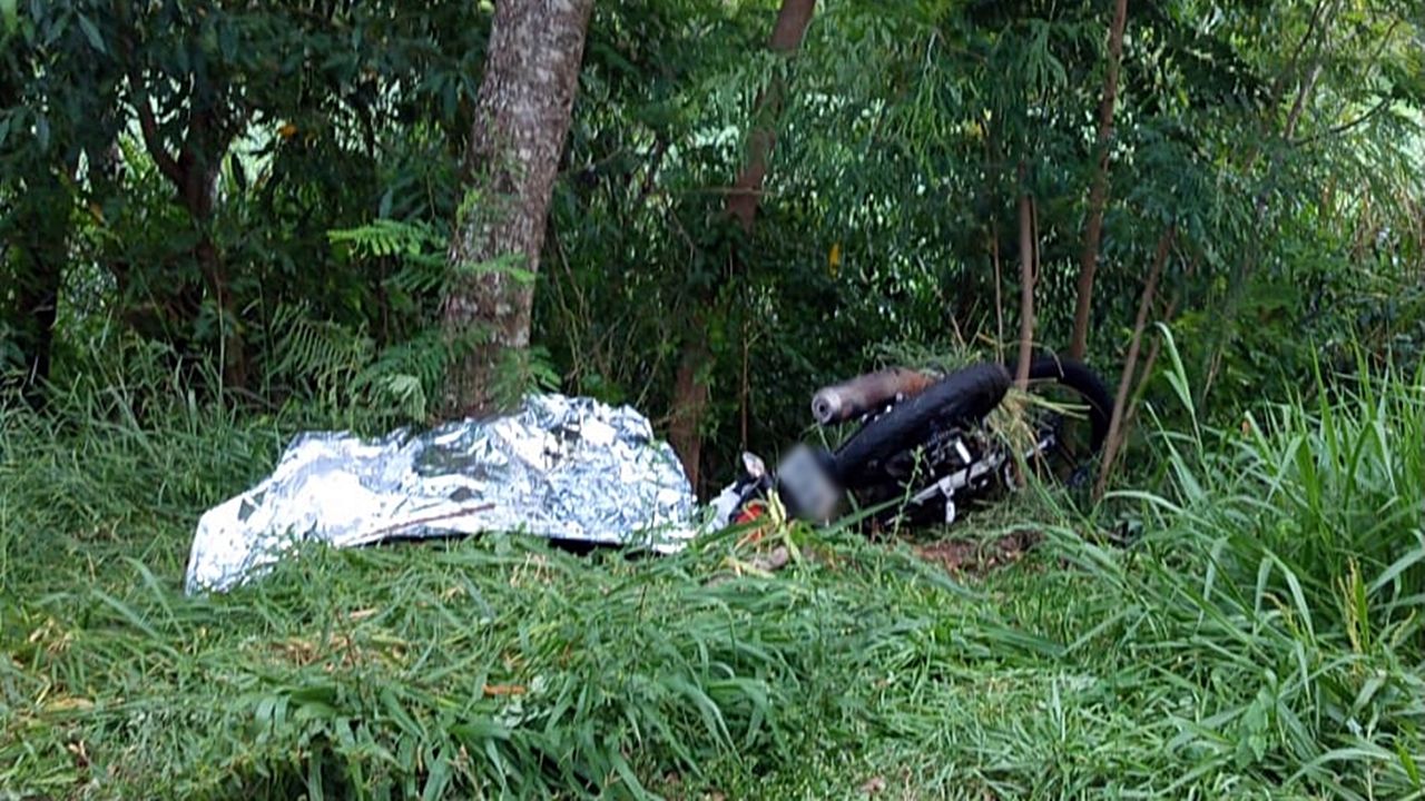 Motociclista morre após grave acidente na zona rural de Três Barras do Paraná