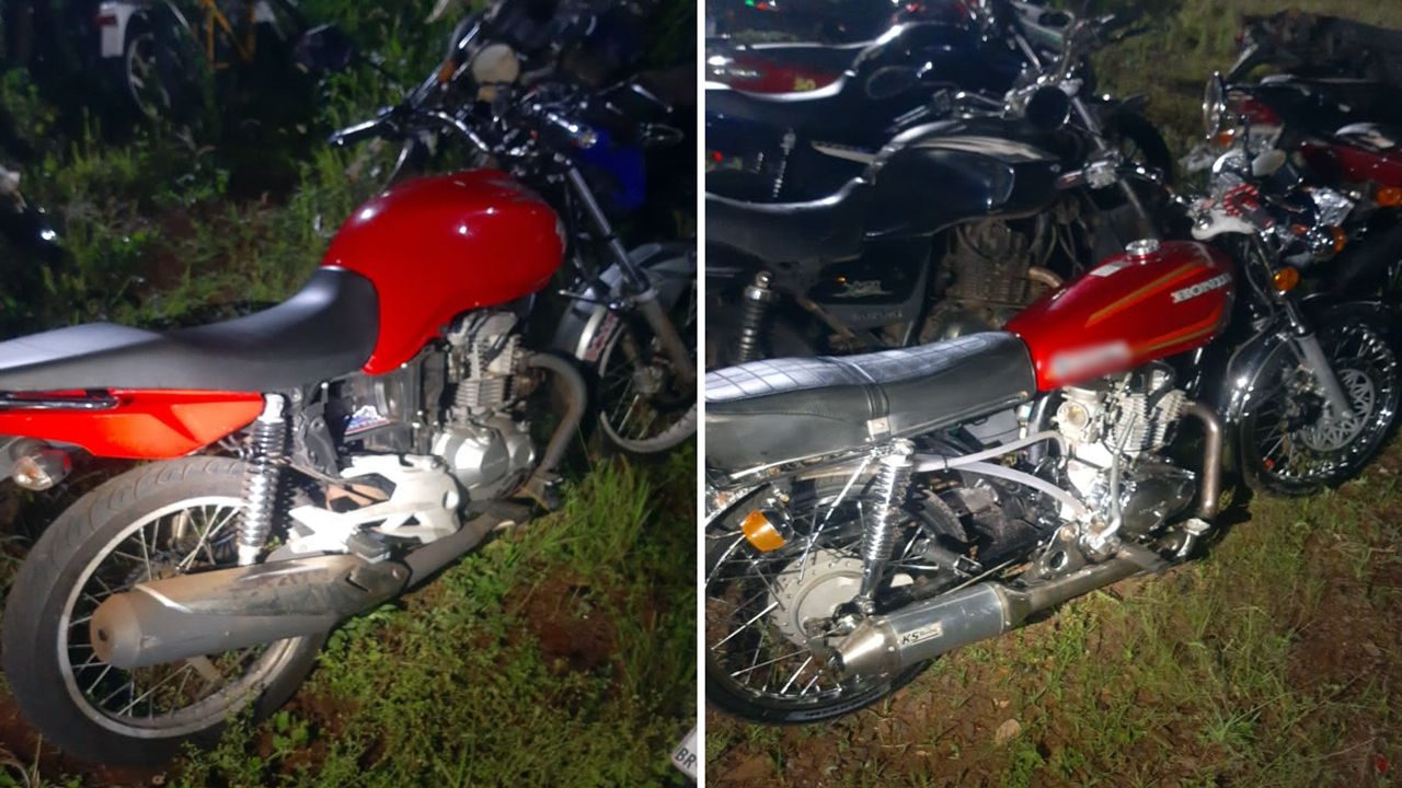 PPTran recolhe duas motocicletas irregulares durante fiscalização no Centro de Cascavel