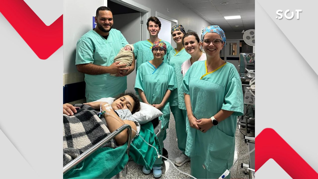 Primeiro bebê de 2026 do HUOP nasce às 8h43 e marca início do ano com esperança