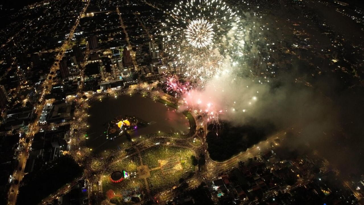 Toledo entra em 2026 com tradicional show pirotécnico no Diva Paim Barth