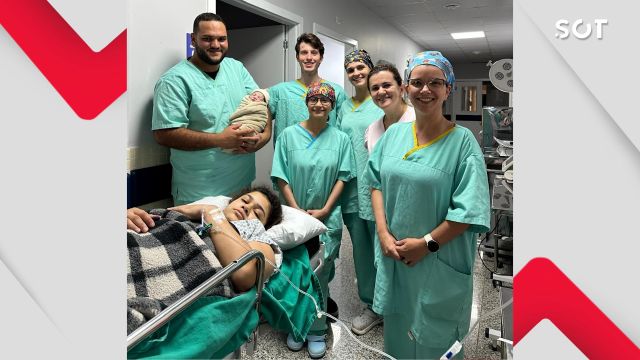 Imagem referente a notícia: Primeiro bebê de 2026 do HUOP nasce às 8h43 e marca início do ano com esperança