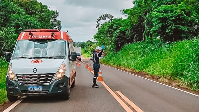 Imagem referente a notícia: Homem é encontrado morto às margens da PR-180, no distrito de Juvinópolis, em Cascavel