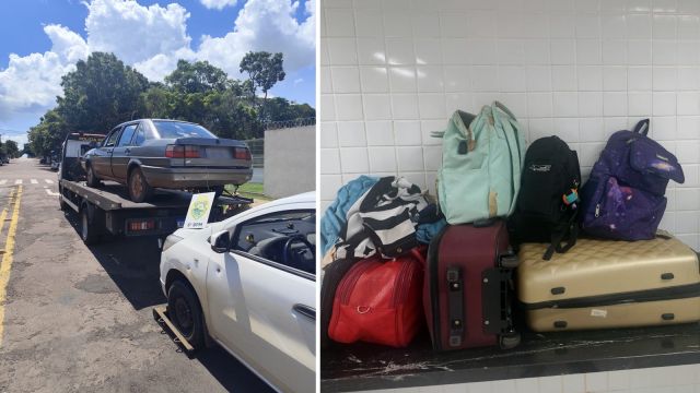 Roubo à luz do dia na BR-277 termina com veículos apreendidos e objetos recuperados