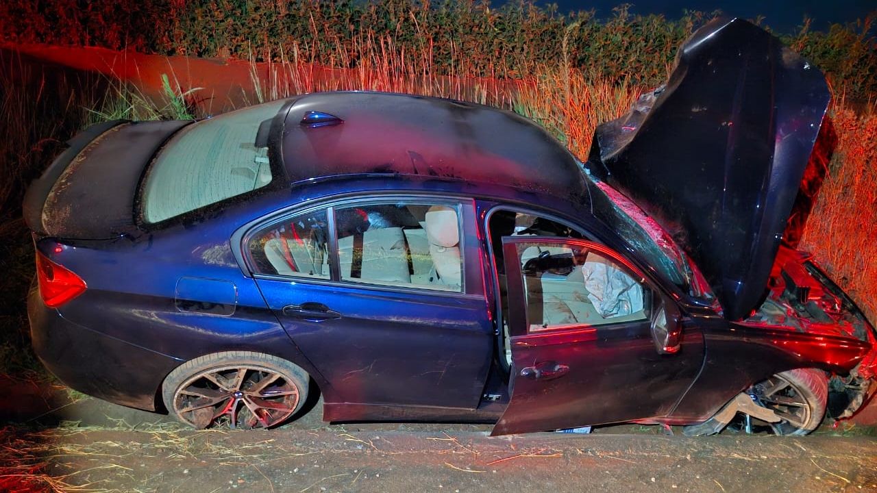 Colisão frontal na PR-874 deixa uma pessoa morta e duas feridas em Santa Terezinha do Itaipu