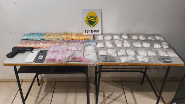 ROTAM apreende grande quantidade de cocaína e prende suspeito por tráfico em Toledo