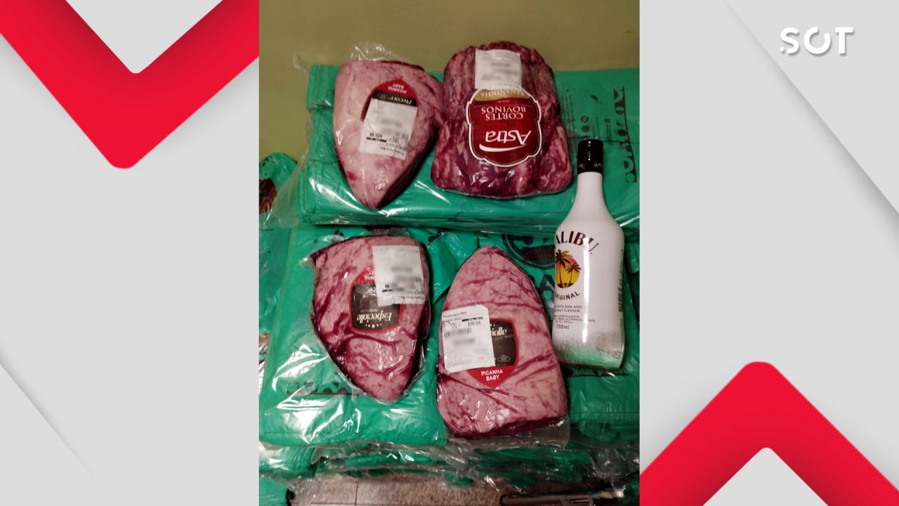 Homem é detido após furto de carnes e bebidas em supermercado, no bairro Floresta em Cascavel