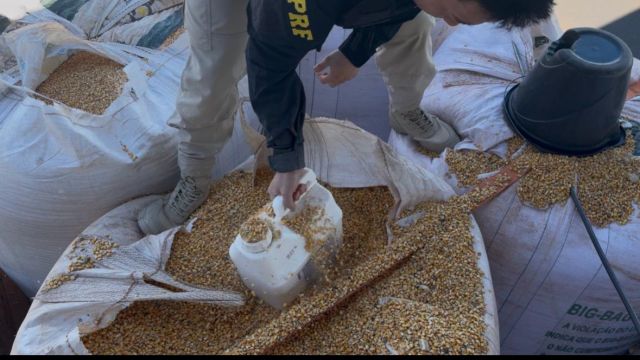 PRF apreende carga de agrotóxicos ilegais e 42 kg de cocaína em ações na região de fronteira do Paraná