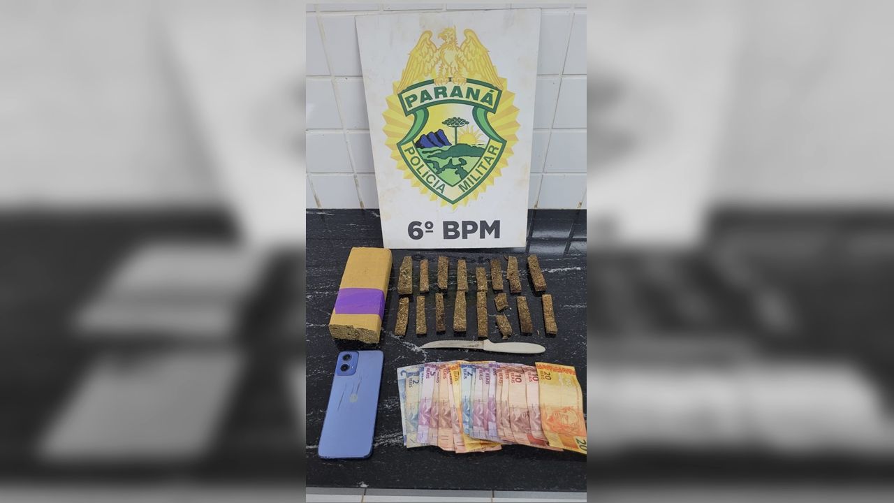 ROCAM prende homem por tráfico de drogas no bairro Morumbi após denúncia e patrulhamento da PM