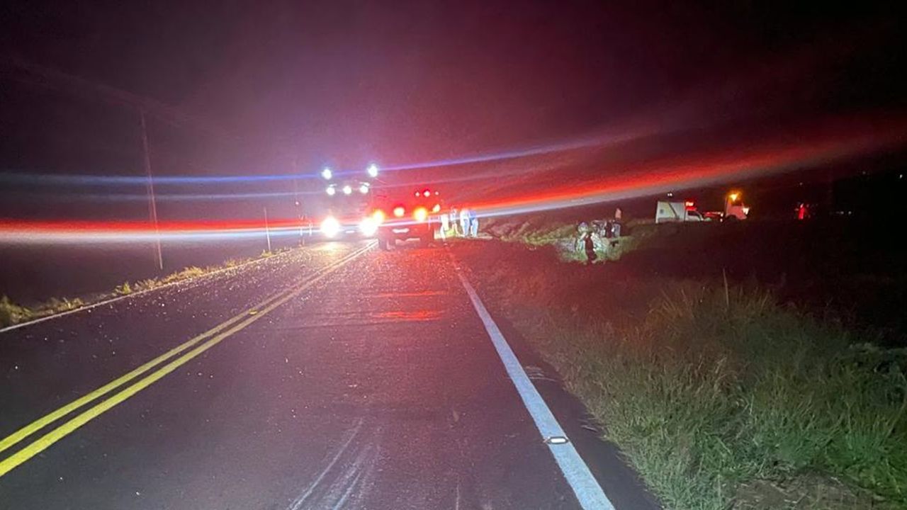 Colisão na PR-488 deixa um morto e três feridos em Vera Cruz do Oeste
