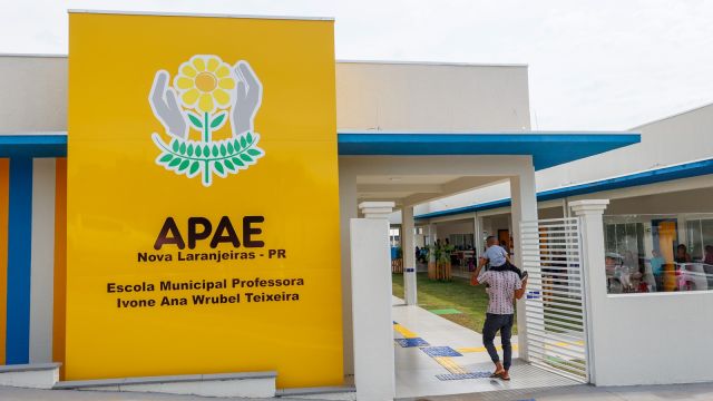 Imagem referente a notícia: Paraná investe R$ 56 milhões para construção de APAEs em 25 municípios do Paraná