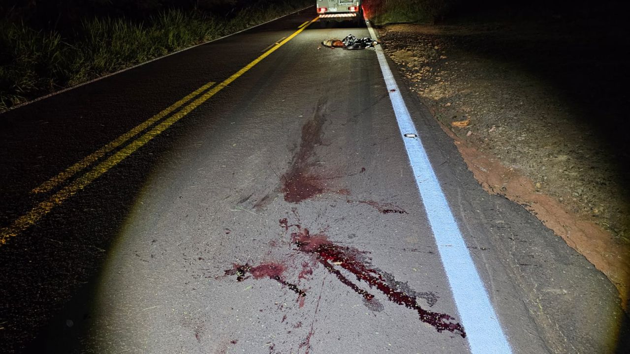 Atropelamento na PR-486 em Moreira Sales deixa homem de 42 anos morto