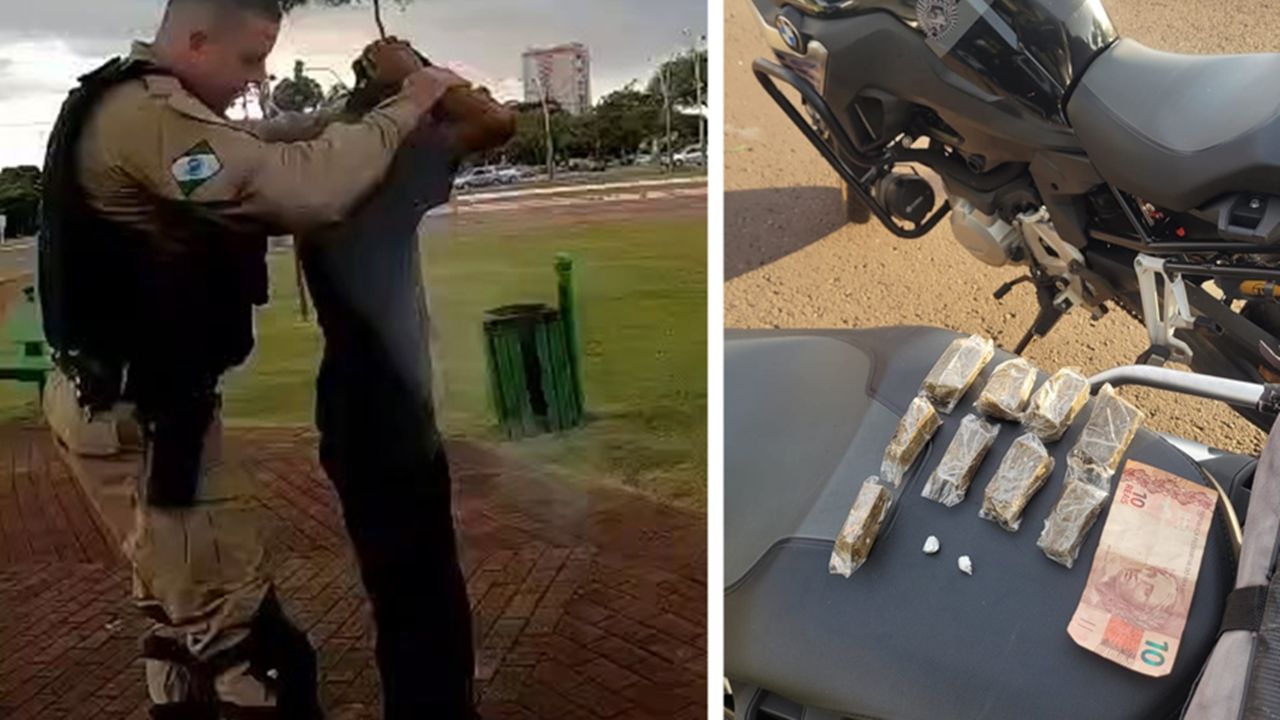 Monitoramento por câmeras leva à prisão por tráfico durante operação da PM na Praça da Bíblia