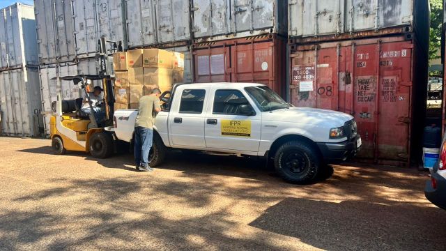 Imagem referente a notícia: Receita Federal realiza doação de quase R$ 2,5 milhões a órgãos públicos do Paraná