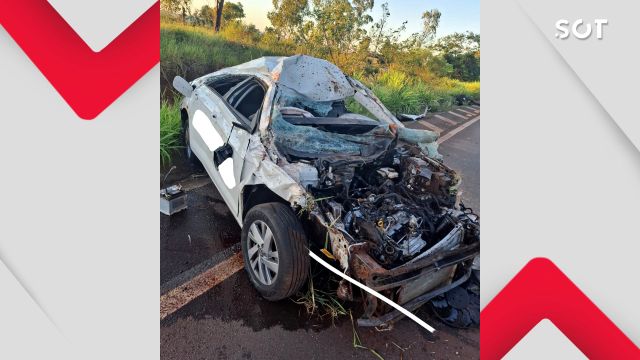 Motorista fica ferido após atropelar boi na PR-323 em Cafezal do Sul