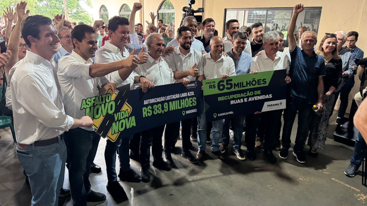 Lago Azul avança para ter 100% das ruas asfaltadas e rede de esgoto completa