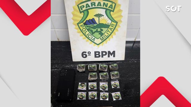 Rocam intercepta delivery de drogas e prende mulher em ação no bairro Cataratas