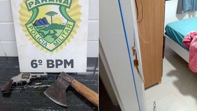 Homem é preso após invadir casa da ex-esposa e abandonar arma em condomínio no bairro Universitário