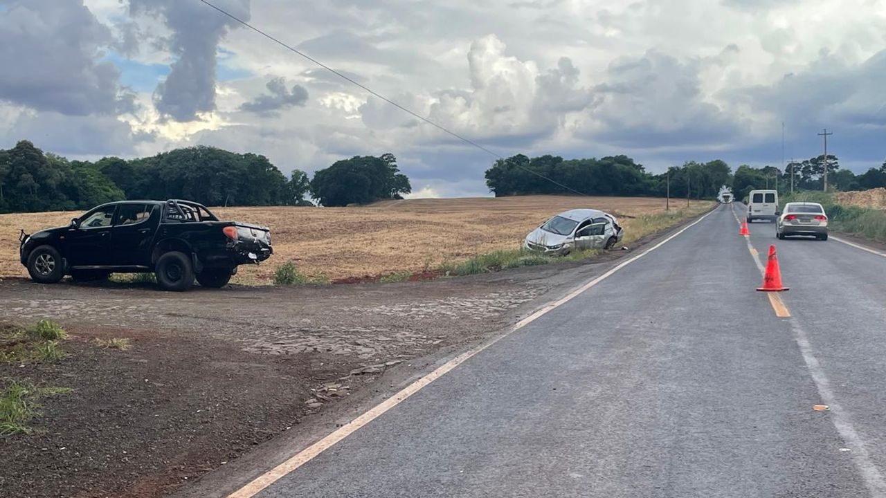 Motorista ferido após acidente na PRC-467 em Marechal Cândido Rondon