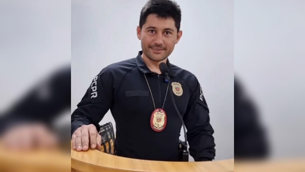 Delegado Dr. Francisco Edson se despede da Polícia Civil de Capitão Leônidas Marques e assume nova função em Cascavel