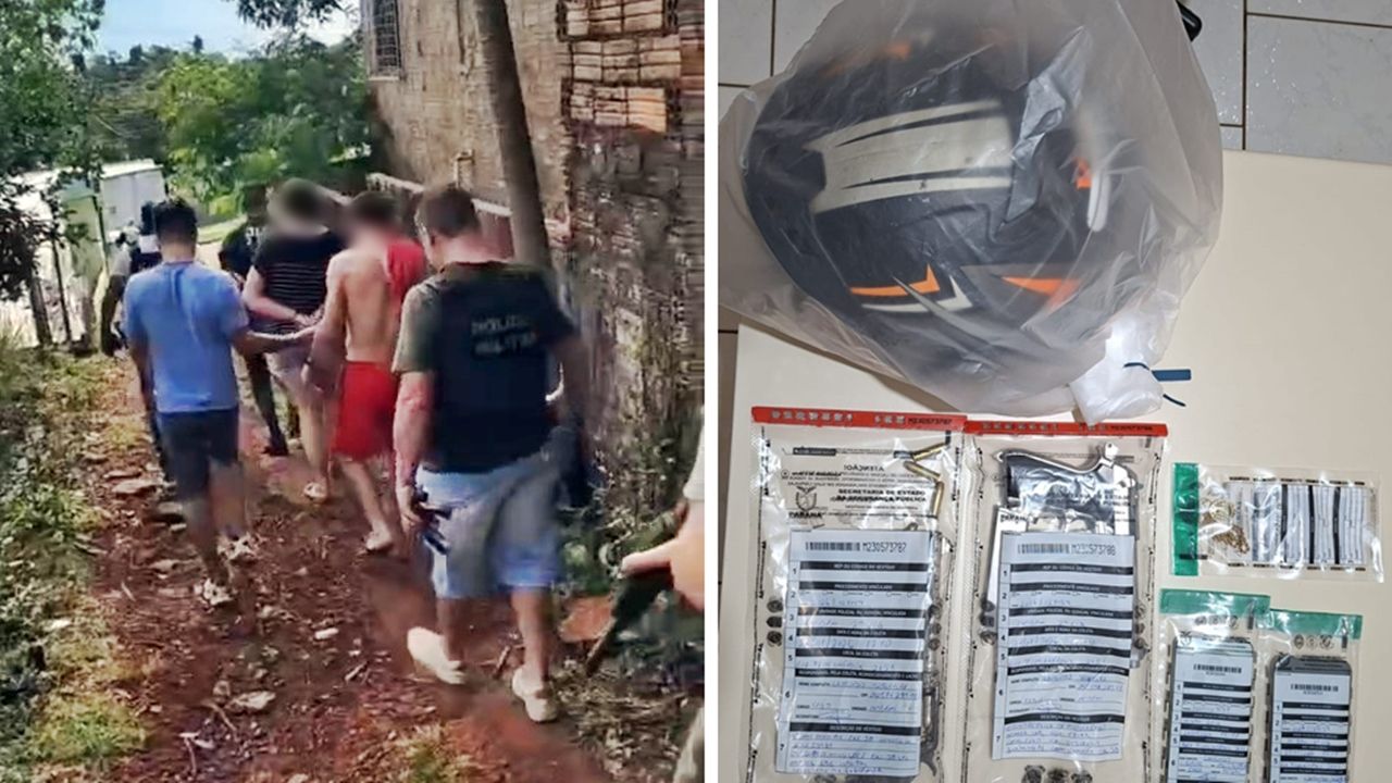 DENARC e ROTAM desarticulam associação criminosa e prendem quatro suspeitos em Medianeira