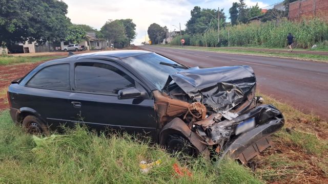 Colisão entre carros deixa cinco feridos na PR-239 em Nova Aurora