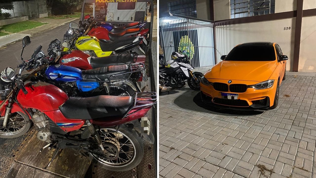 BMW 328i É recolhida durante Operação de Trânsito do GOTRAN na região Sul de Cascavel