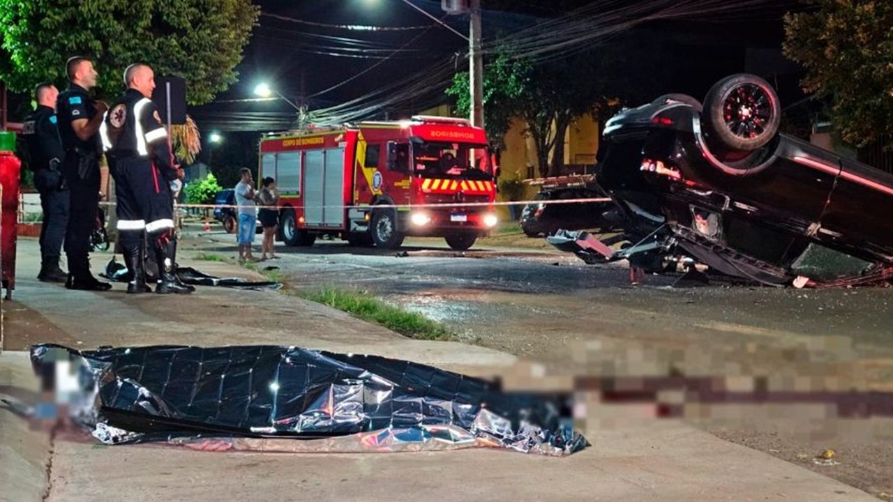 iPhone aciona emergência e revela acidente fatal com capotamento no norte do Paraná