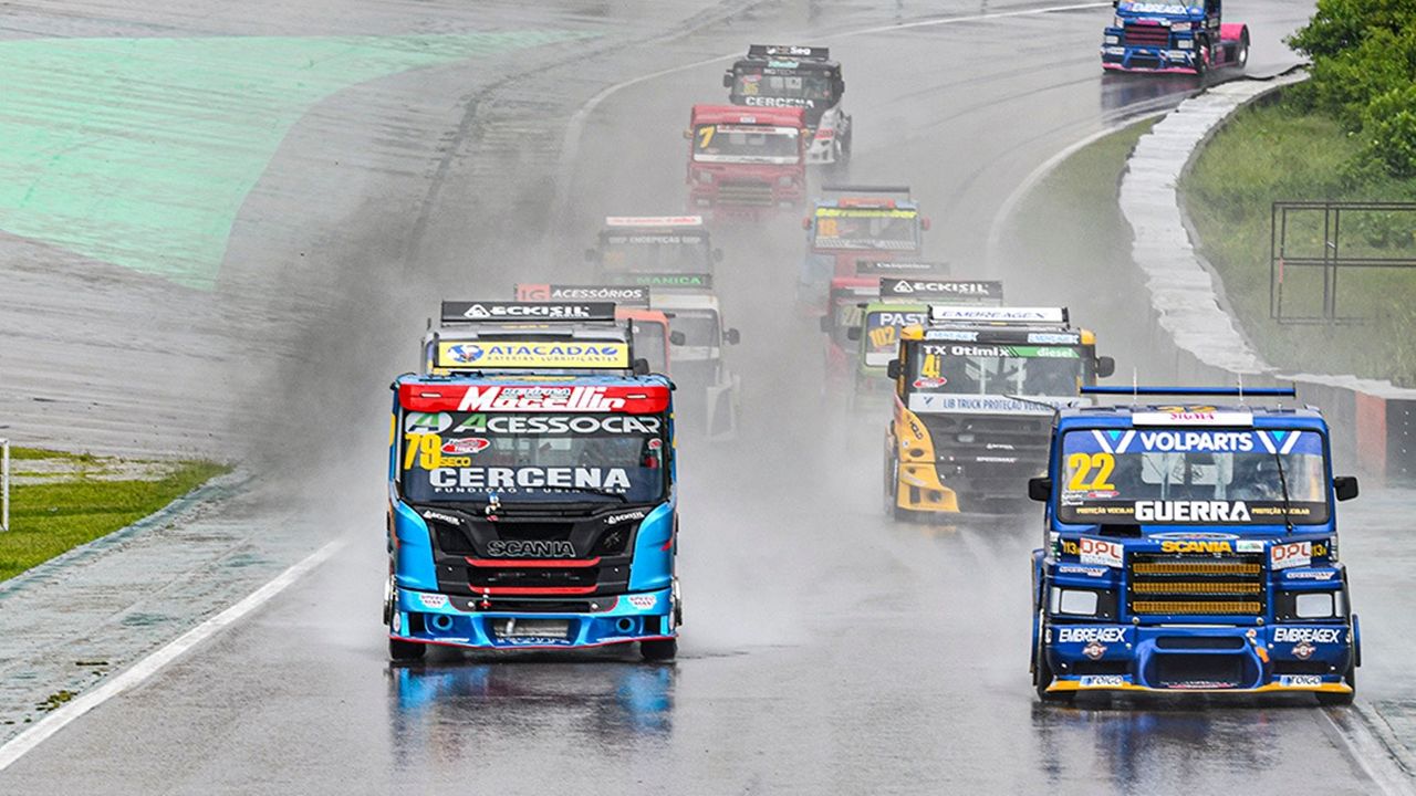 Chuva interfere e prova da categoria F-Truck é disputada com Pace Truck