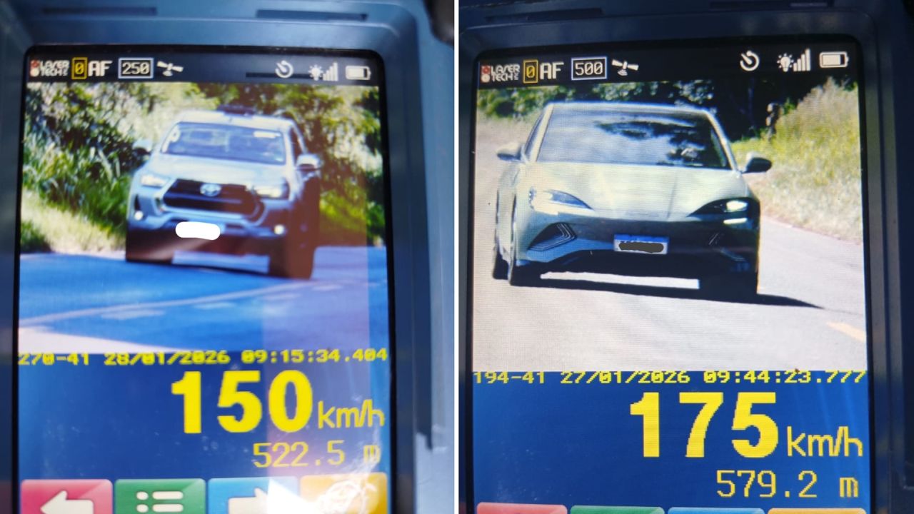 Excesso de velocidade dispara e BPRv flagra quase 4 mil motoristas acima do limite nas rodovias do Oeste do Paraná