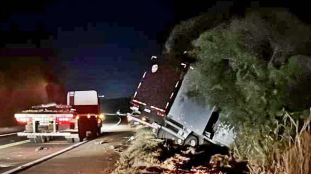 Imagem referente a notícia: BR-373: acidente com morte perto do perímetro urbano de Candói mobiliza equipes na noite de segunda