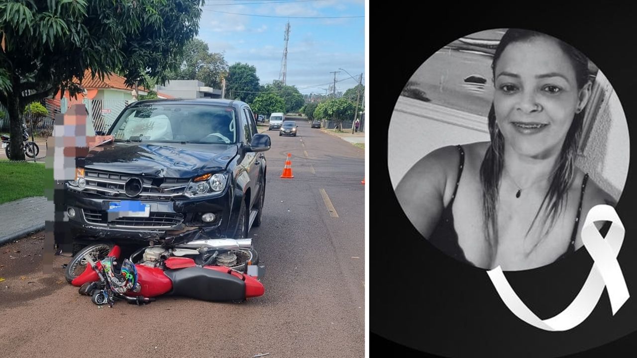 Morre no HUOP, mulher vítima de grave acidente entre moto e Amarok no Bairro Alto Alegre