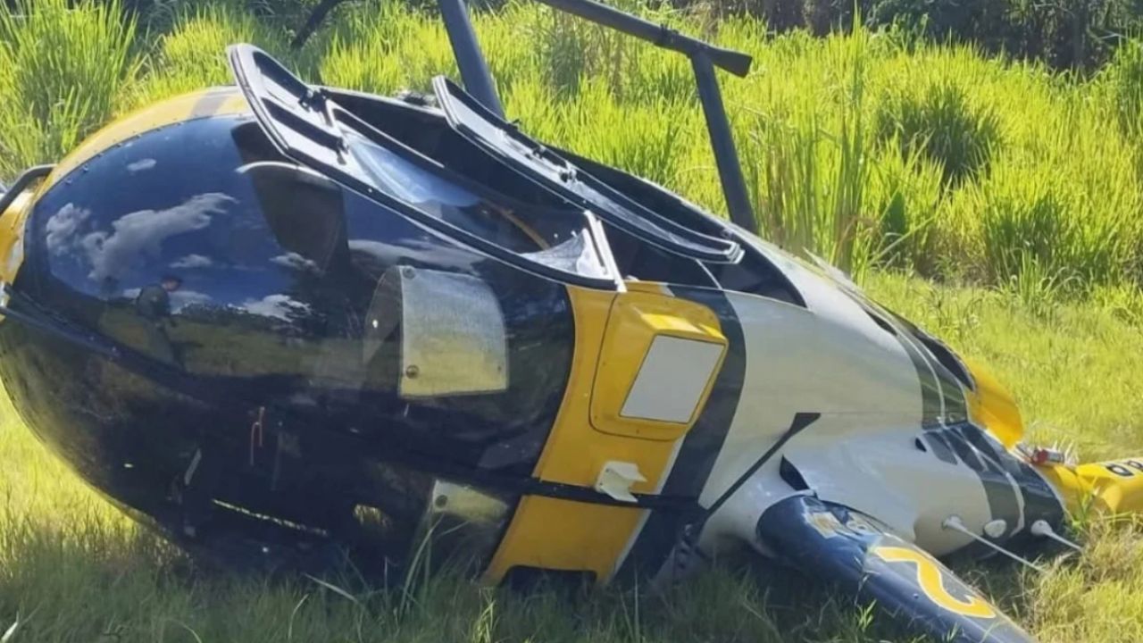 Polícia Militar divulgou uma nota sobre queda Helicóptero após confronto em Matelândia que deixou dois mortos