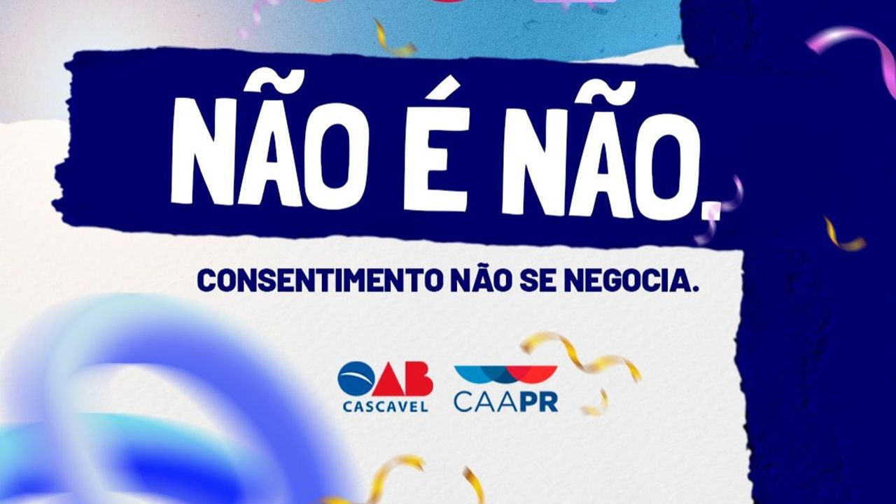 Consentimento não se negocia: OAB Cascavel alerta para crime de importunação sexual no Carnaval