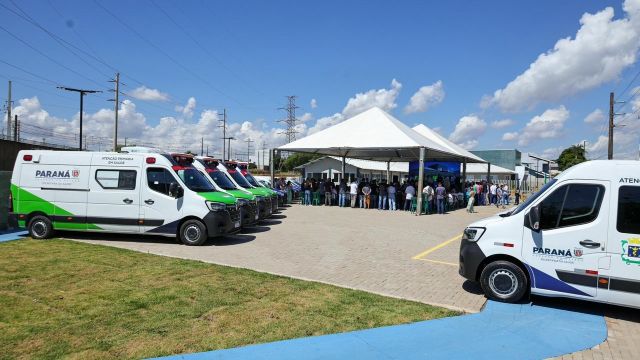 Nova USF Santa Felicidade e entrega de 18 veículos marcam avanço na saúde de Cascavel, afirma Gugu Bueno