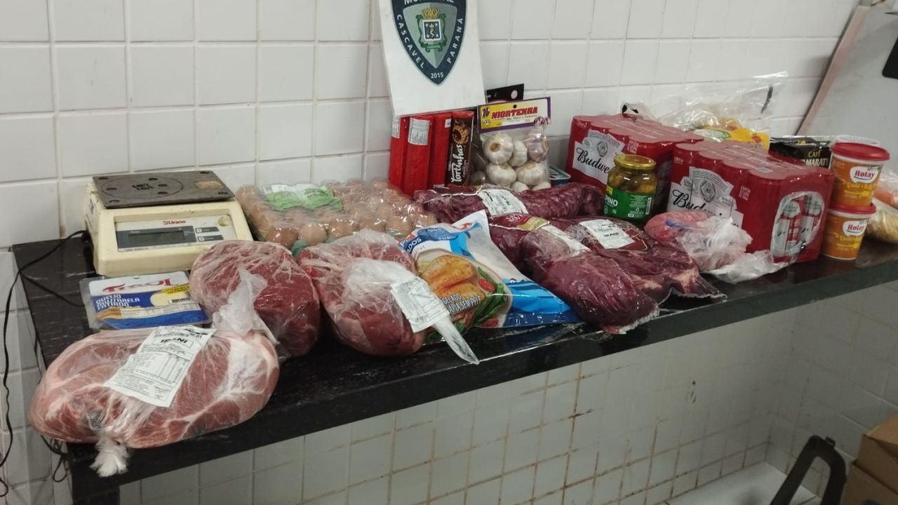 Achou que era grátis: tentativa de furto em supermercado acaba com dois presos em Cascavel