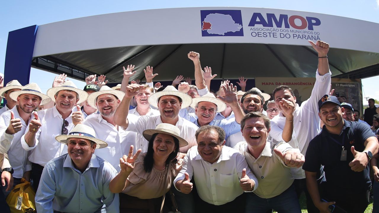 AMOP recebe governador e secretários no Show Rural