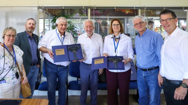 Imagem referente a notícia: No Show Rural, Darci Piana apresenta potencial do biogás no Paraná à comitiva alemã