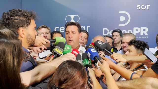 Imagem referente a notícia: Ratinho Junior diz que Paraná vive o menor índice de violência em 20 anos e cobra mudança nas leis penais