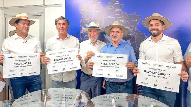 Imagem referente a notícia: Prefeitura de Cascavel recebe mais de R$ 224 milhões de recursos para investimentos em áreas estratégicas do turismo