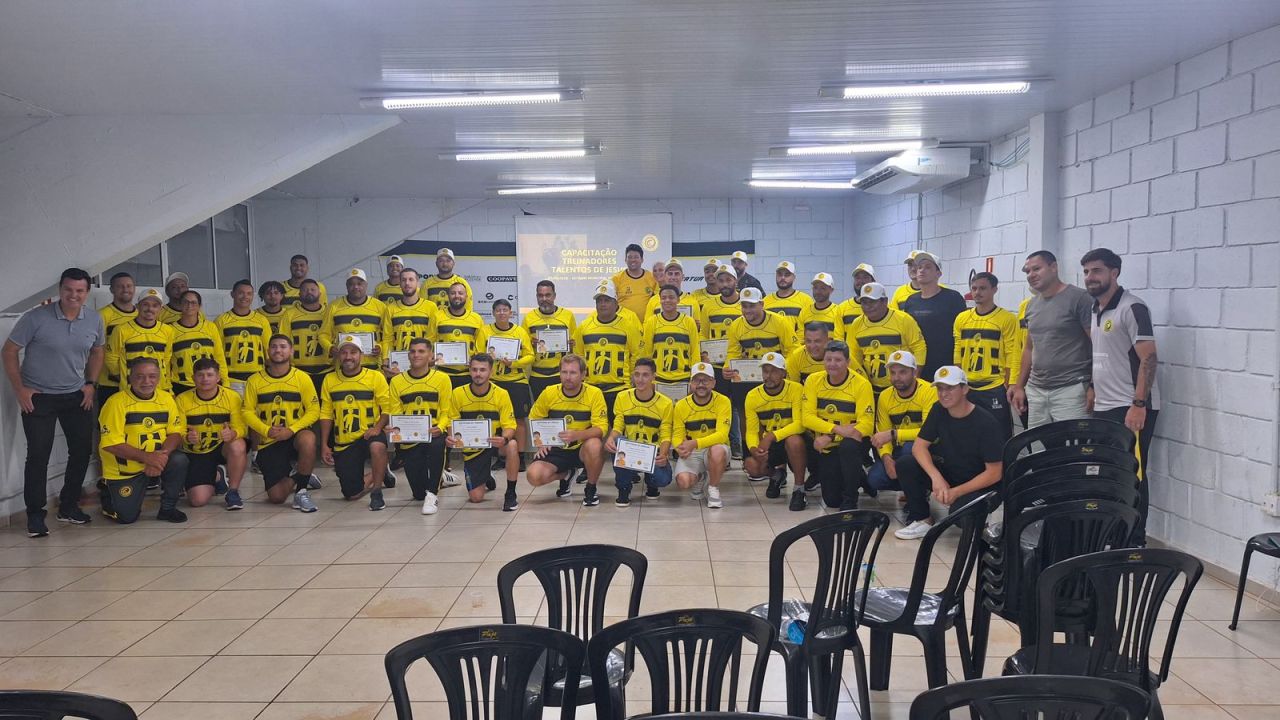 Talentos de Jesus capacita 60 treinadores de 27 municípios para a 6ª Copa Aurinegro