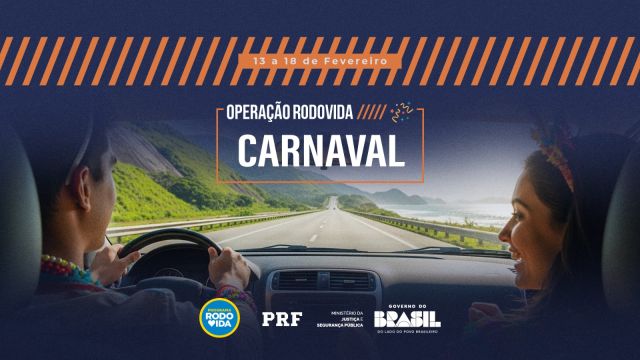 Imagem referente a notícia: Rodovida: No Carnaval, PRF intensifica combate à mistura álcool e direção