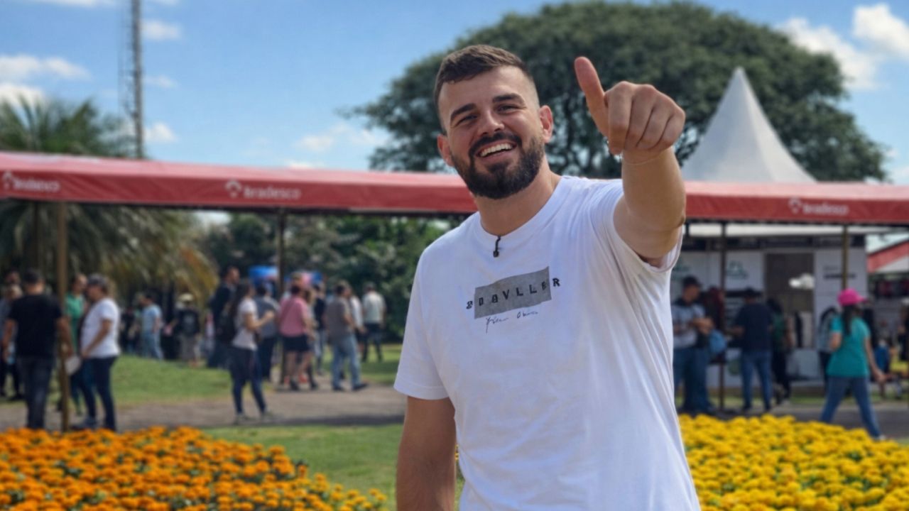 Vereador e Pré-Candidato a deputado, Fão do Bolsonaro destaca compromissos durante visita ao Show Rural Coopavel